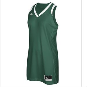 NWOT Adidas Crazy Explosive Jersey Dress Green Sm